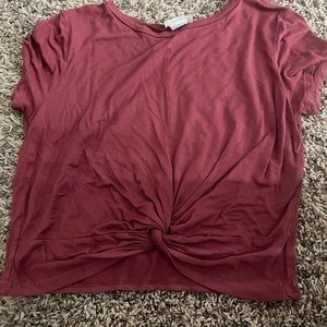 Short sleeve crop top